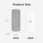 CLICK CLEAN 3-Pack Replaceable Felt Pads, Magnetic Whiteboard Eraser Felt Pads - Image 2