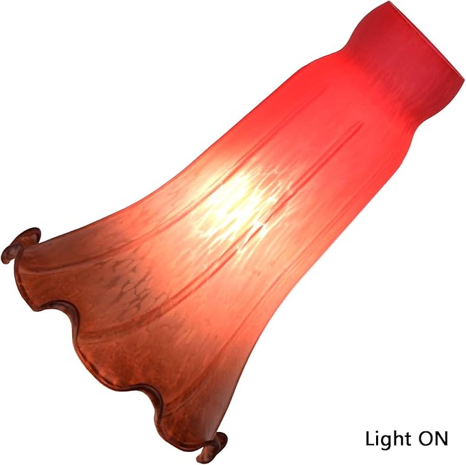 Bieye LS71 Lily Flower Blown Glass Lampshade - Image 2