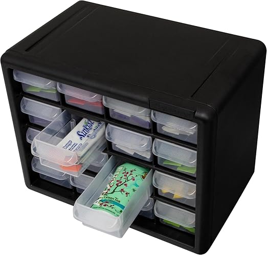 Akro-Mils 16-Drawer Plastic Drawer Storage Cabinet - Image 19