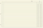 BookFactory Ledger Sheets/Large 2 Column Accounting Ledger Columnar Loose Leaf - Image 2