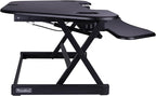 Rocelco 46" Height Adjustable Corner Standing Desk Converter - Image 8
