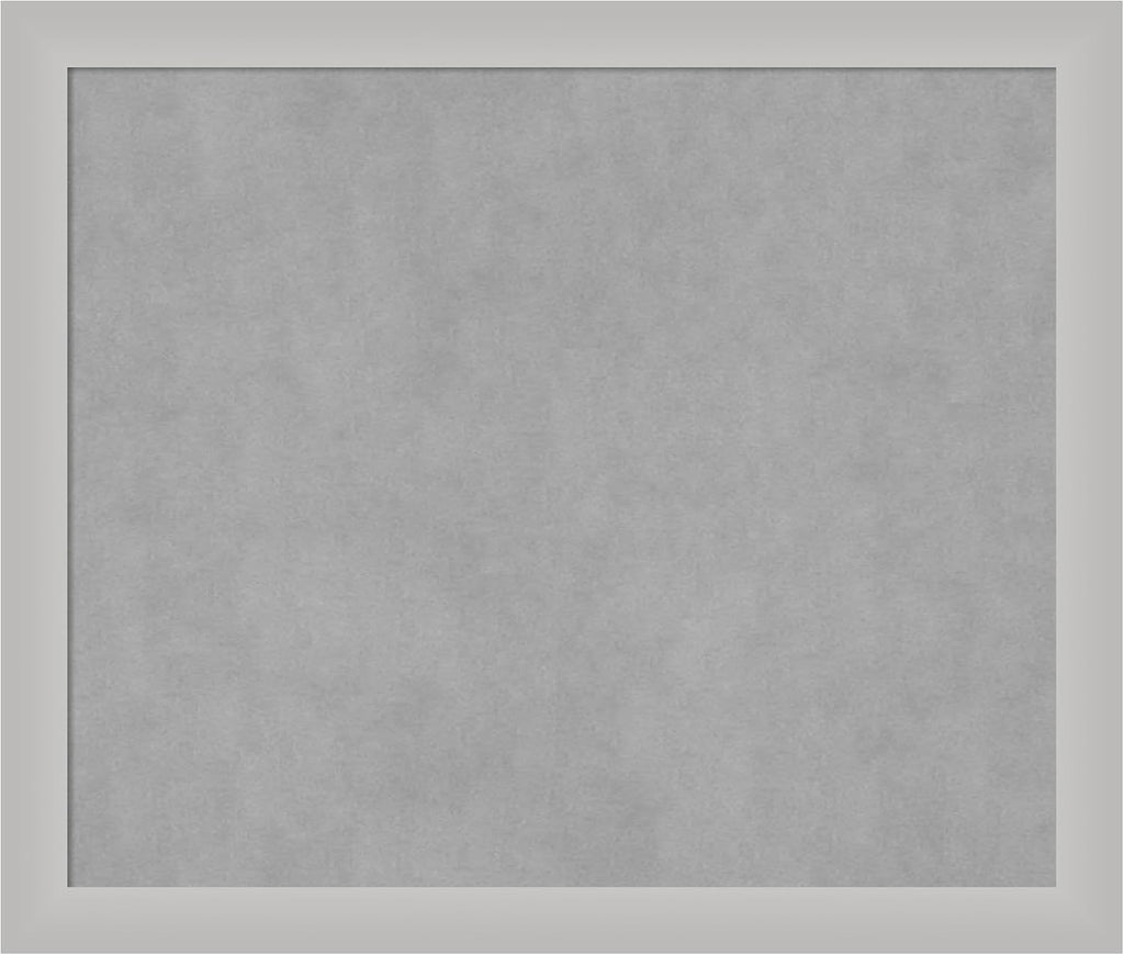 Amanti Art Silver Framed Magnetic Board 23x27 Medium Vision Board
