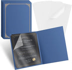 15 Pcs Certificate Holders 8.5 x 11 Additional 15 Pcs Plastic Film, Diploma by Unknown