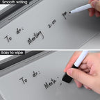 Varhomax Glass Desk Whiteboard Gray - Image 5