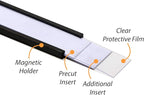 SmartSign Pack of 25 Magnetic 'C' Channel Label Holders | 0.5" x 2" - Image 6