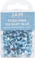 JAM PAPER Colorful Push Pins by JAMPaper
