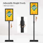 Relx Standing Sign Holder 11 x 17, Adjustable Pedestal Sign Stand, Double-sided - Image 4