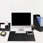 6 piece office supplies/desk organizer set with desktop, main product view