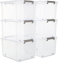 Citylife 6 Packs 58.1 QT Plastic Storage Bins by Unknown