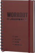 Nextnoid Hardcover Fitness Journal Workout Planner by Nextnoid