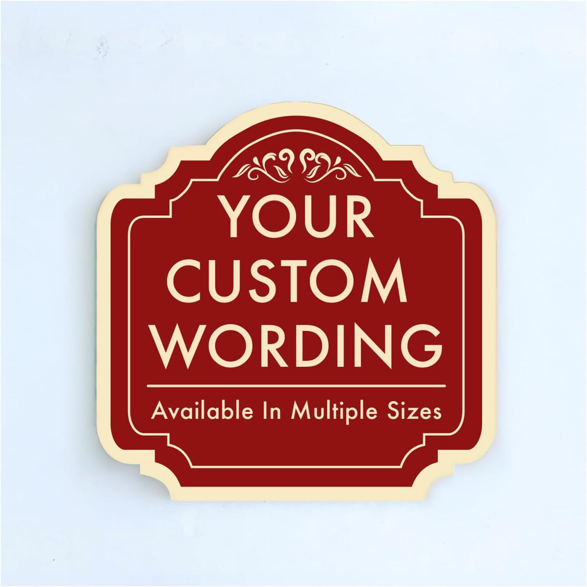 Custom Decorative Outdoor Metal Sign