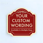 Custom Decorative Outdoor Metal Sign: Personalized Aluminum Design by SpeedyOrders