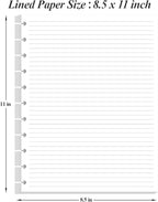 Letter Size Discbound Refill Paper, 11 Disc Paper Refill - Image 4