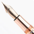 Conklin Endura Deco Crest Fountain Pen in Blue, Medium Nib, Premium Writing - Image 13