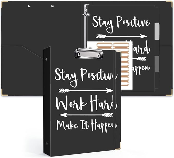 Lateefah 3 Ring Binder, 1 Inch Binder Organizer by Lateefah