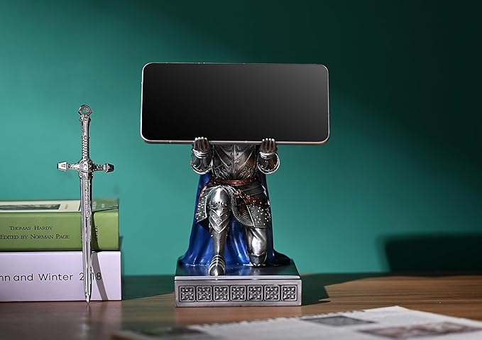 HDMbigmi King's Guard Leader Cloak Warrior Knight Pen Holder Mobile Phone Stand - Image 4