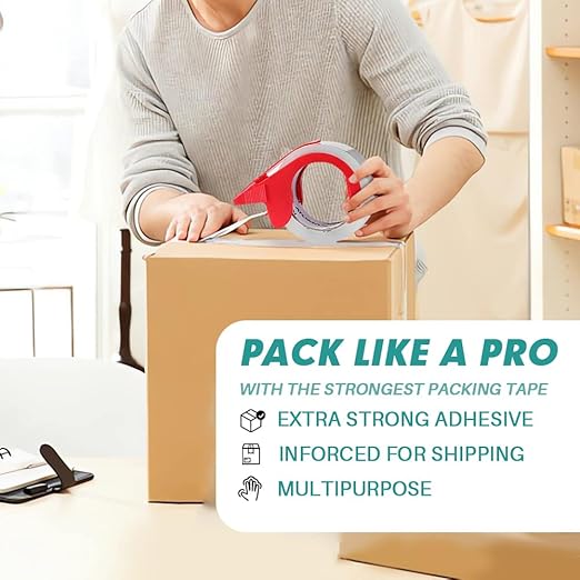 KAMOTA Packing Tape, 36 Rolls Heavy Duty Clear Packaging Tape - Image 5