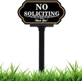 No Soliciting Sign for House by DXSIGN