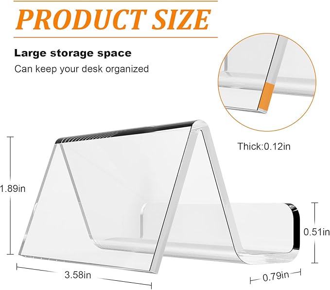 EMOMAS Acrylic Business Card Holder - Image 2