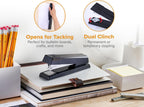 Bostitch Office Stapler,No-Jam Premium for Desktop,Includes 1,250 Staples,Full-Strip,25 Sheet Capacity,Black,(Pack of 12)