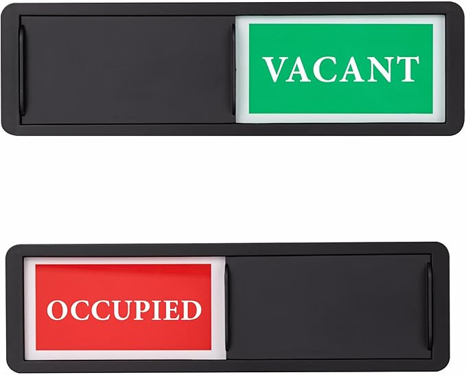 Vacant Occupied Door Sign, Sliding Room Status Indicator Privacy Door Sign by AMAZINGSUN
