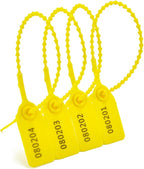 1000Pcs Plastic Tamper Shipping Seals Pull-Tite Security Seal Signage Numbered by Rasunkae
