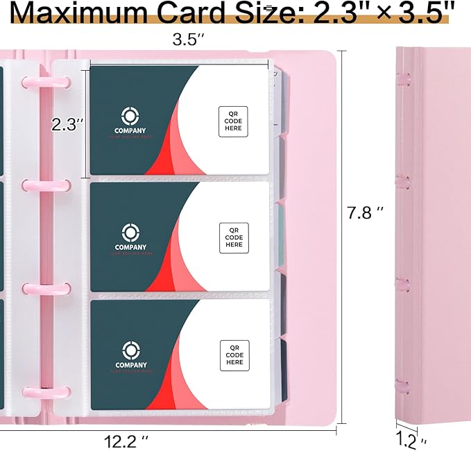 deli Business Card Book Holder, Business Card Organizer, Name Card Book Holder - Image 7