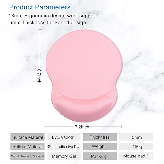 ITNRSIIET Ergonomic Mouse Pad - Image 5