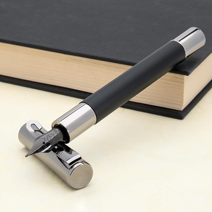 Monteverde USA Ritma Fountain Pen in Black – Medium Nib Balanced JoWo Stainless - Image 2