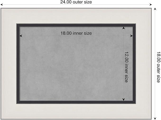 Amanti Art Silver Framed Magnetic Board 18x24 Small Vision Board - Image 2