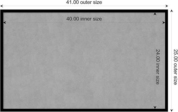 Amanti Art Black Framed Magnetic Board 25x41 Large Vision Board - Image 4