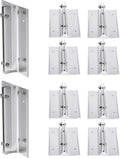 SINKAA Aluminum Corridor Sign Holder, 10 Pack Direct Sign Mount Bracket