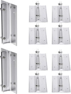 SINKAA Aluminum Corridor Sign Holder, 10 Pack Direct Sign Mount Bracket
