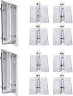 SINKAA Aluminum Corridor Sign Holder, 10 Pack Direct Sign Mount Bracket by SINKAA