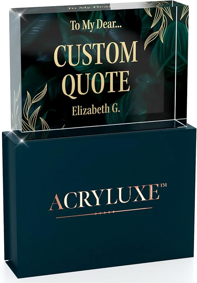 Custom Acrylic Sign Personalized, Custom Desk Name Plate, 18 Styles, by MySignCenter