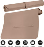 Boutilon Leather Desk Pad Protector, Non-Slip Mouse Pad, Laptop Desk Pad - Image 3