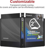 Comix Sturdy 2 Inch D-Ring Binders, 2.4mm-Thick, Holds 500 Sheets of 8.5" x 11" - Image 7