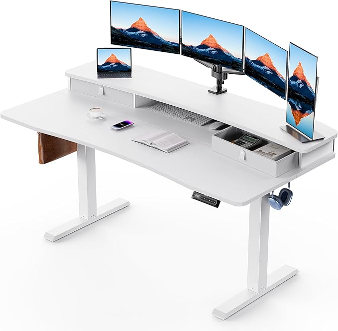 HUANUO 60″ x 30″ Electric Standing Desk by HUANUO