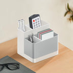 Poeland Desktop Storage Organizer Pencil Card Holder Box Container - Image 6