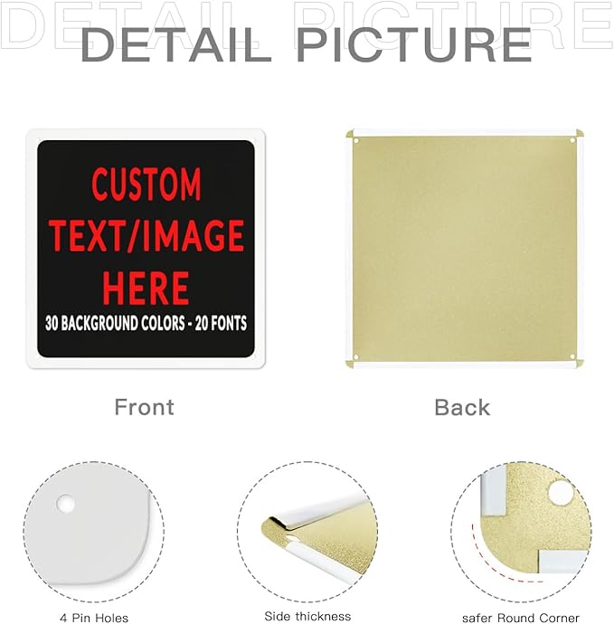 Custom Sign Personalized Custom Metal Sign, Customize - Image 5