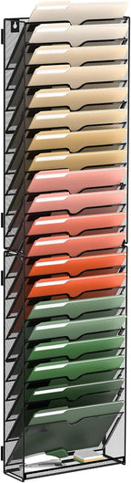 SUPEASY Wall File Organizer Mesh Office Mail Holder, Hanging Wall Organizer by SUPEASY