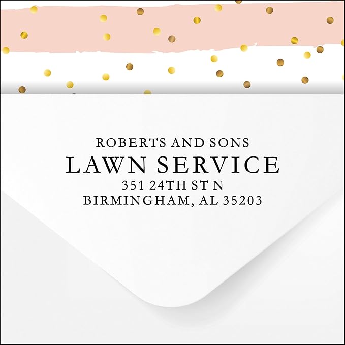 PrettySweetParty Self Inking Return Address Stamp - Image 4