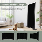Room Divider 6FT 4 Panel Privacy Screen, Portable Room Partitions and Dividers - Image 4