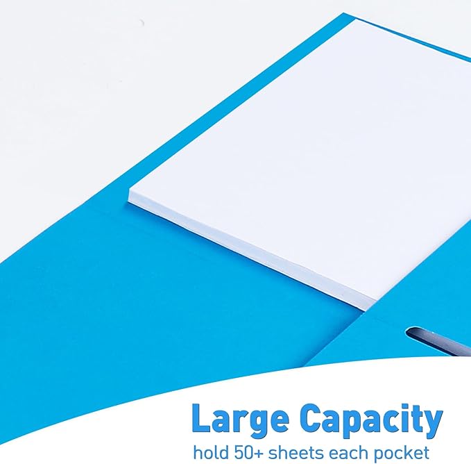 Two Pocket Folders, RAZCC 125 Pack File Folders - Image 5