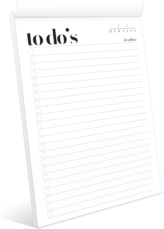 To Do List Notepad A5 Size Daily To Do List Planner, Productivity Planner by Hadigu