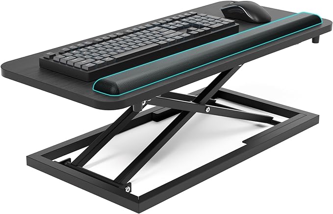 Omhuzsyo Standing Keyboard Tray Keyboard stand, Adjustable Height Keyboard and by Omhuzsyo