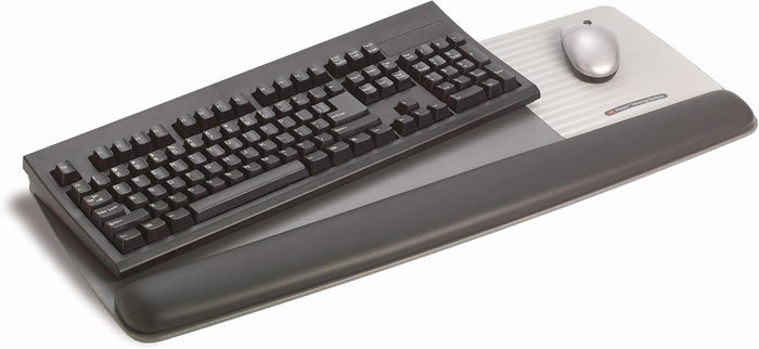 3M Gel Wristrest Platform for Keyboard and Mouse, 10.6 in x 25.54 in x 1 in