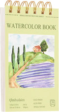 Watercolor Paper Pad 3.5x5.5 Inch | 30 Sheets 140lb/300g, Spiral-Bound by Unknown
