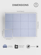 Bumusty Large Cork Board 47"x35" Alternative - Image 2