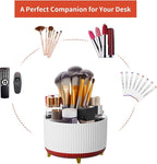 Marbrasse Desk Organizer, 360-Degree Rotating Pen Holder, Desk Organizers and - Image 6